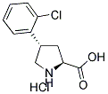 (+/-)-TRANS-4-(2-CHLOROPHENYL)PYRROLIDINE-3-CARBOXYLIC ACID HYDROCHLORIDE