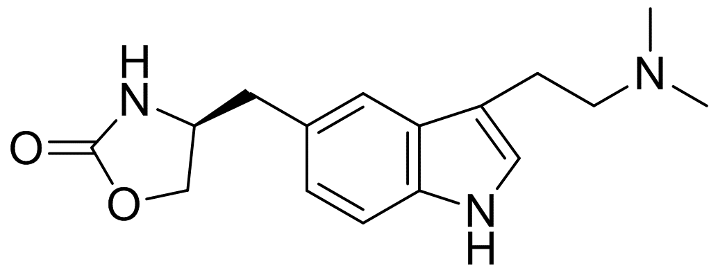 4-({3-[2-(dimethylamino)ethyl]-1H-indol-5-yl}methyl)-1,3-oxazolidin-2-one