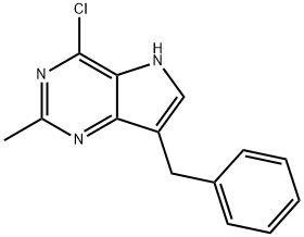 7-Benzyl-4-chloro-2-methyl-5H-pyrrolo[3,2-d]pyrimidine
