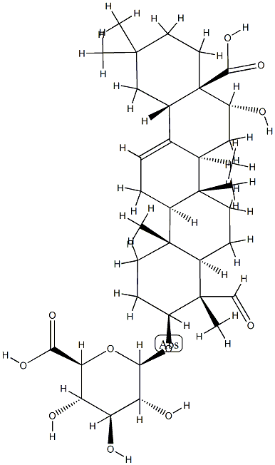 3β-(β-D-Glucopyranuronosyloxy)-16α-hydroxy-23-oxoolean-12-en-28-oic acid