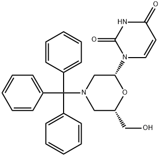 7'-OH-N-trityl morpholino uracil