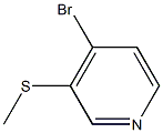 4-Bromo-3-(methylsulfanyl)pyridine