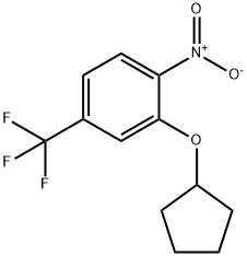 2-(cyclopentyloxy)-1-nitro-4-(trifluoromethyl)benzene