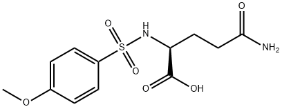 4-carbamoyl-2-(4-methoxybenzenesulfonamido)butanoic acid