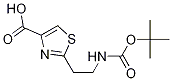 4-Thiazolecarboxylic acid, 2-[2-[[(1,1-dimethylethoxy)carbonyl]amino]ethyl]-