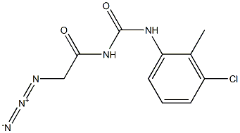 2-azido-N-[(3-chloro-2-methylphenyl)carbamoyl]acetamide