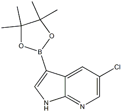 5-氯-3-(4,4,5,5-四甲基-1,3,2-二氧硼杂环戊烷-2-基)-1H-吡咯并[2,3-b]吡啶
