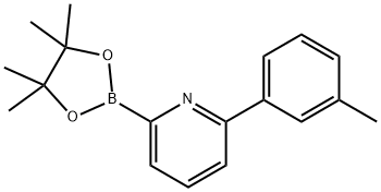 2-(4,4,5,5-tetramethyl-1,3,2-dioxaborolan-2-yl)-6-(m-tolyl)pyridine