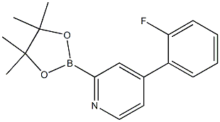 4-(2-fluorophenyl)-2-(4,4,5,5-tetramethyl-1,3,2-dioxaborolan-2-yl)pyridine