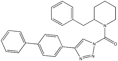 Methanone, (4-[1,1'-biphenyl]-4-yl-1H-1,2,3-triazol-1-yl)[2-(phenylMethyl)-1-piperidinyl]-