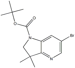 叔丁基6-溴-3,3-二甲基-2,3-二氢-1H-吡咯并[3,2-b]吡啶-1-羧酸