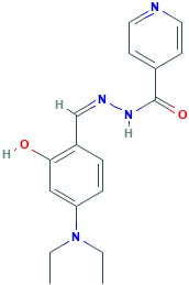 (Z)-N-(4-(diethylamino)-2-hydroxybenzylidene)isonicotinohydrazide