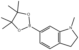 1-甲基-6-(4,4,5,5-四甲基-1,3,2-二氧硼杂环戊烷-2-基)吲哚啉