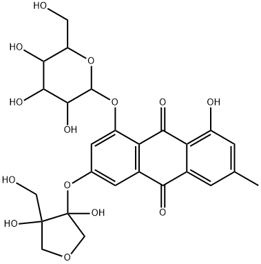 -D-glucopyranosyloxy)-8-hydroxy-6-methylanthraquinone