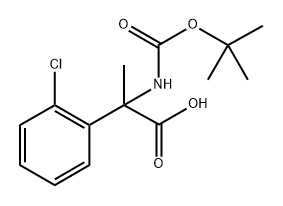 2-{[(tert-butoxy)carbonyl]amino}-2-(2-chloropheny l)propanoic acid