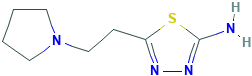5-(2-Pyrrolidin-1-yl-ethyl)-[1,3,4]thiadiazol-2-ylamine