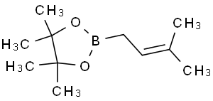 3,3-Dimethylallylboronic acid pinacol ester, 2-(3-Methyl-but-2-enyl)-4,4,5,5-tetramethyl-1,3,2-dioxaborolane