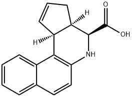 3H-Benzo[f]cyclopenta[c]quinoline-4-carboxylic acid, 3a,4,5,11c-tetrahydro-, (3aR,4S,11cS)-