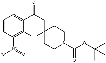 Spiro[2H-1-benzopyran-2,4'-piperidine]-1'-carboxylic acid, 3,4-dihydro-8-nitro-4-oxo-, 1,1-dimethylethyl ester