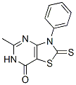 5-甲基-3-苯基-2-三氧-2,3-二氢[1,3]噻唑并[4,5-D]嘧啶-7(6H)-酮