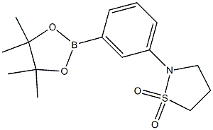 2-(3-(4,4,5,5-四甲基-1,3,2-二氧杂硼烷-2-基)苯基)异噻唑烷1,1-二氧化物