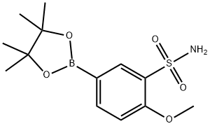 2-methoxy-5-(4,4,5,5-tetramethyl-1,3,2-dioxaborolan-2-yl)benzene-1-sulfonamide