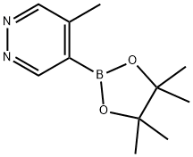 Pyridazine, 4-methyl-5-(4,4,5,5-tetramethyl-1,3,2-dioxaborolan-2-yl)-