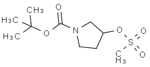 (R)-3-甲磺酰氧基吡咯烷-1-羧酸叔丁酯