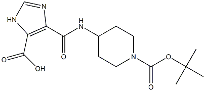 4-[(5-甲酸基-1H-咪唑-4-羰基)-氨基]-哌啶-1-羧酸叔丁酯