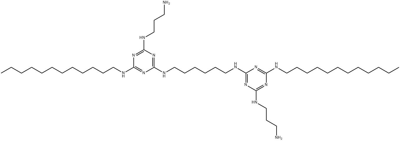 N2 ,N2' -(hexane-1,6-diyl)bis(N4 -(3-aminopropyl)-N6 -dodecyl-1,3,5- triazine-2,4,6-triamine)