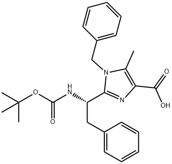 1-benzyl-2-{(1S)-1-[(tert-butoxycarbonyl)amino]-2-phenylethyl}-5-methyl-1H-imidazole-4-carboxylic acid