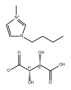 1-丁基-3-甲基-3-咪唑鎓(2S,3S)-3-羧基-2,3-二羟基丙酸盐