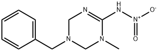 1,3,5-Triazin-2-amine, 1,4,5,6-tetrahydro-1-methyl-N-nitro-5-(phenylmethyl)-