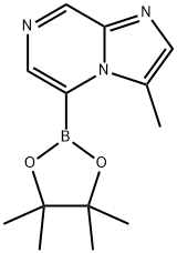 3-methyl-5-(tetramethyl-1,3,2-dioxaborolan-2-yl)imidazo[1,2-a]pyrazine