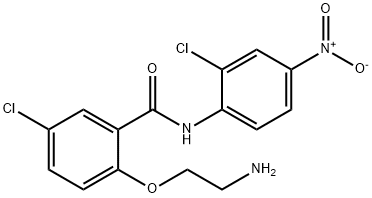2-(2-Aminoethoxy)-5-chloro-N-(2-chloro-4-nitrophenyl)benzamide