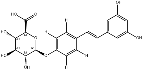 Resveratrol-d4 4'-Glucuronide