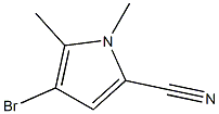 4-溴-1,5-二甲基-1H-吡咯-2-腈