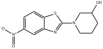 3-Piperidinol, 1-(5-nitro-2-benzothiazolyl)-