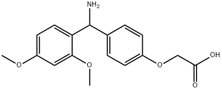 2-(4-(氨基(2,4-二甲氧基苯基)甲基)苯氧基)乙酸