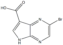 2-溴-5H-吡咯并[2,3-B]吡嗪-7-羧酸