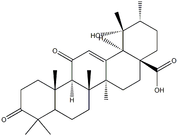 Urs-12-en-28-oic acid, 19-hydroxy-3,11-dioxo-