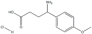 4-amino-4-(4-methoxyphenyl)butanoic acid hydrochloride