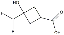 3-(difluoromethyl)-3-hydroxycyclobutane-1-carboxylic acid