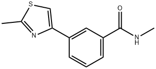 N-Methyl-3-(2-methyl-1,3-thiazol-4-yl)benzamide