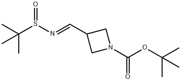 3-[(2-Methyl-propane-2-sulfinylimino)-methyl]-azetidine-1-carboxylic acid tert-butyl ester