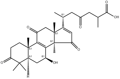 Lanosta-8,16-dien-26-oic acid, 7-hydroxy-3,11,15,23-tetraoxo-, (7β)-