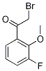 2-Bromo-3'-fluoro-2'-methoxyacetophenone, 2-Bromo-1-(3-fluoro-2-methoxyphenyl)ethan-1-one, 2-(Bromoacetyl)-6-fluoroanisole