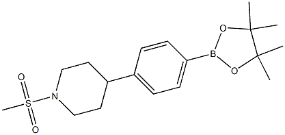 1-(Methylsulfonyl)-4-(4-(4,4,5,5-tetramethyl-1,3,2-dioxaborolan-2-yl)phenyl)piperidine