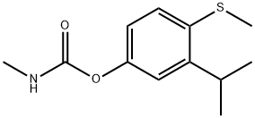 N-Methylcarbamic acid 3-(1-methylethyl)-4-(methylthio)phenyl ester