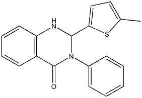 2,3-DIHYDRO-2-(5-METHYL-2-THIENYL)-3-PHENYL-4(1H)-QUINAZOLINONE